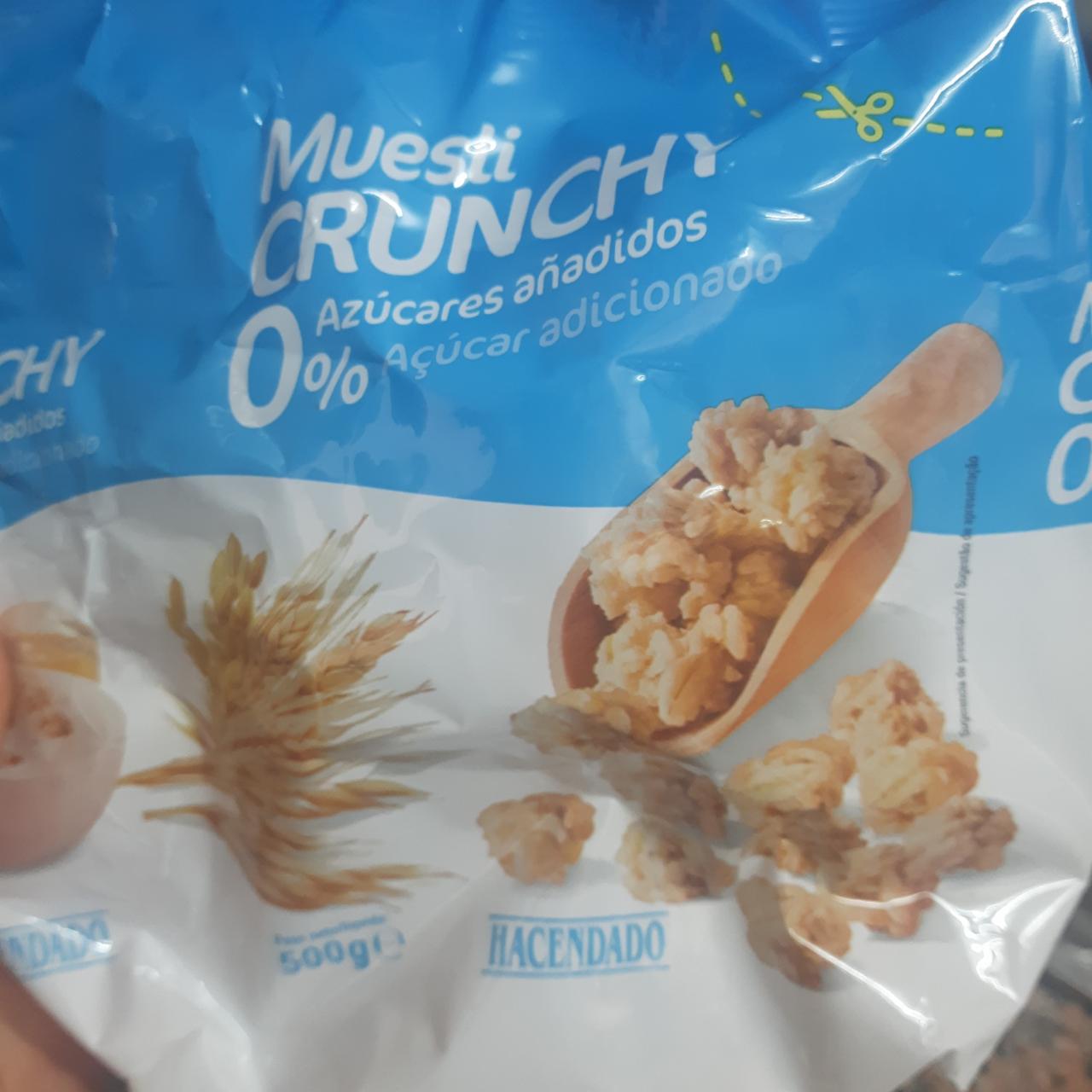 Fotografie - Muesli Crunchy 0% azúcares añadidos Hacendado