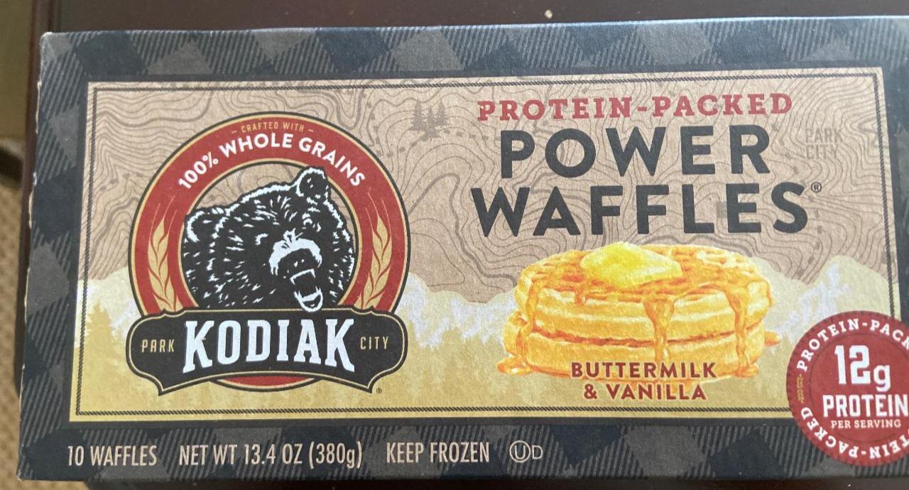Fotografie - Protein Power Waffles Buttermilk & Vanilla Kodiak