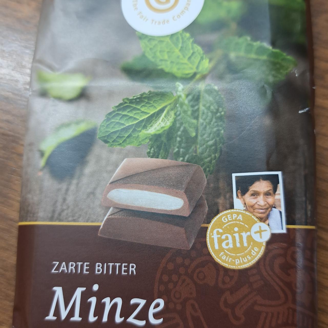 Fotografie - čokoláda Zarte Bitter Minze
