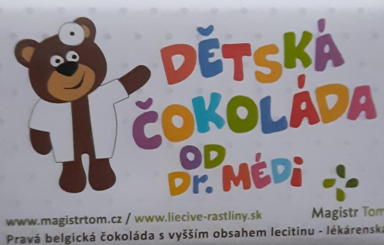 Fotografie - dětská čokoláda od dr. Médi Magistr Tom