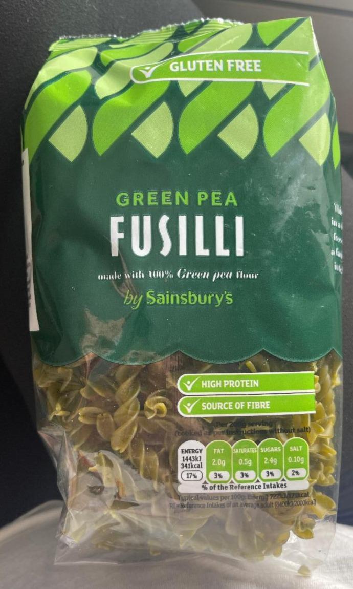 Fotografie - Green Pea Fusilli by Sainsbury's
