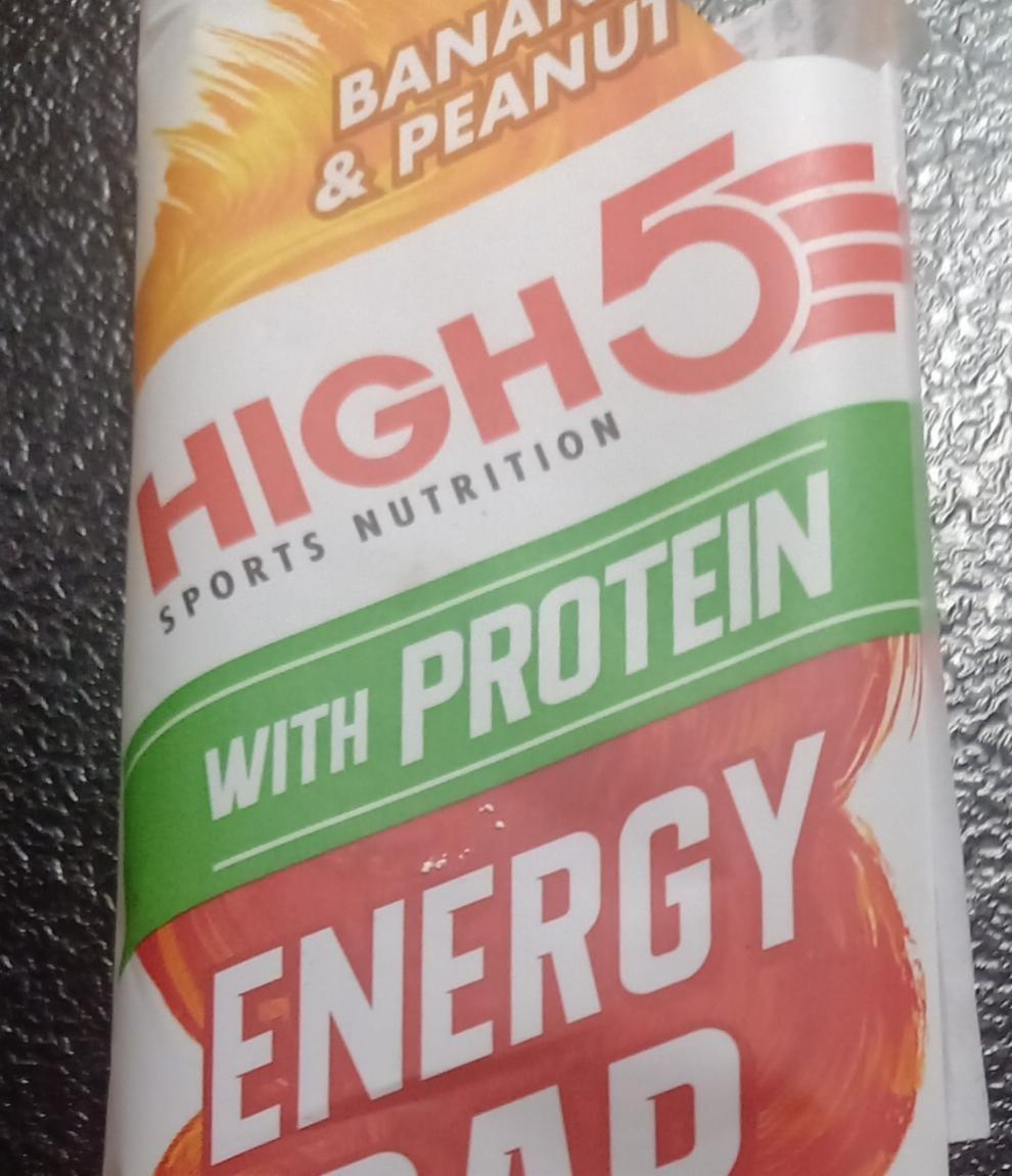 Fotografie - Banana & Peanut with Protein Energy Bar High5