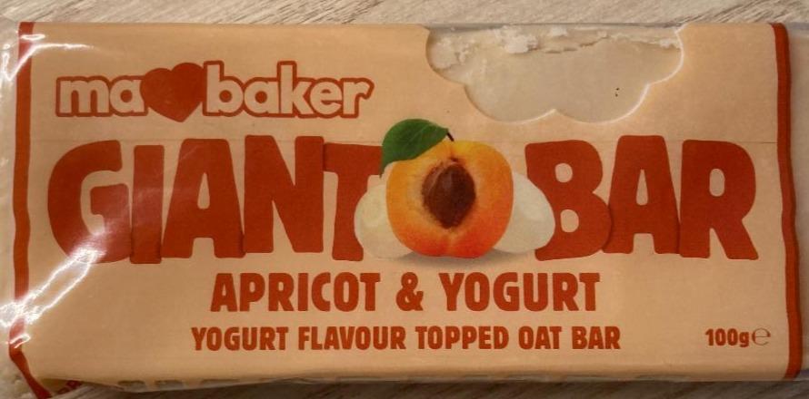 Fotografie - Giant bar Apricot & Yogurt Ma Baker