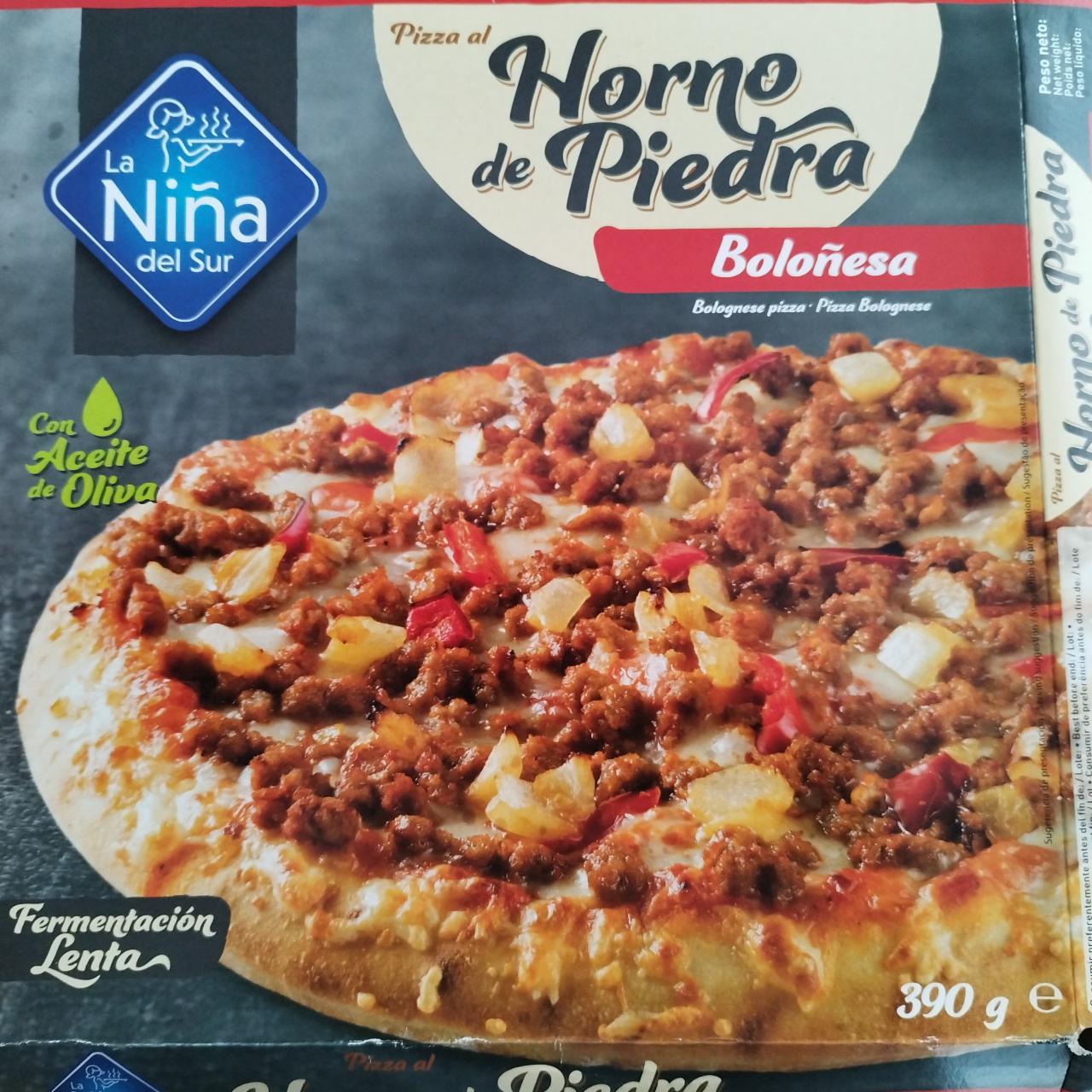 Fotografie - Pizza al Horno de Piedra Boloñesa La Niña del Sur