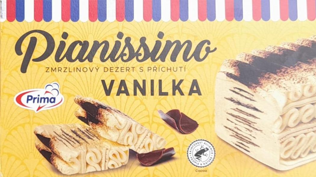 Fotografie - zmrzlinový dezert s příchutí vanilka Pianissimo