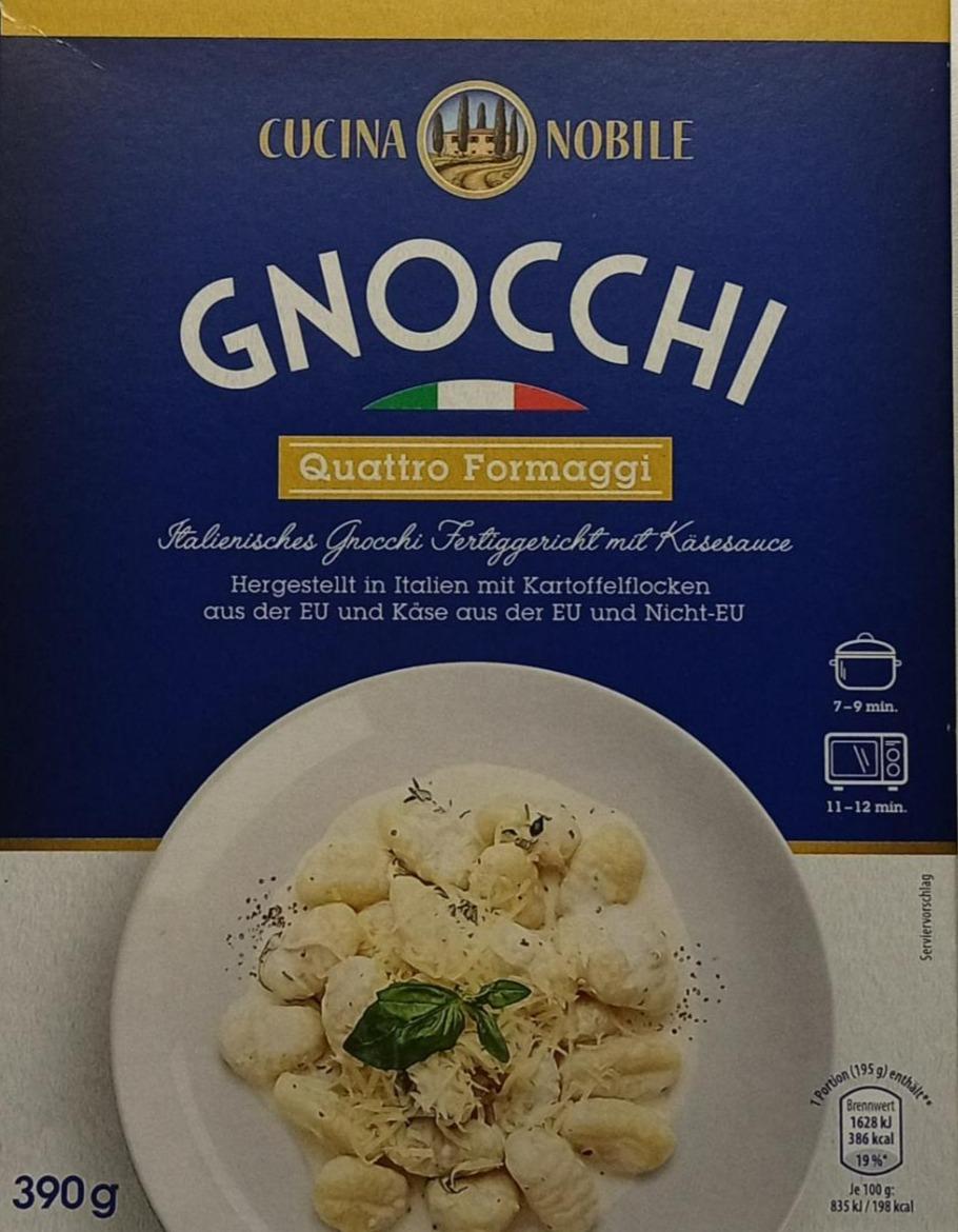 Fotografie - Gnocchi Quattro Formaggi Cucina Nobile