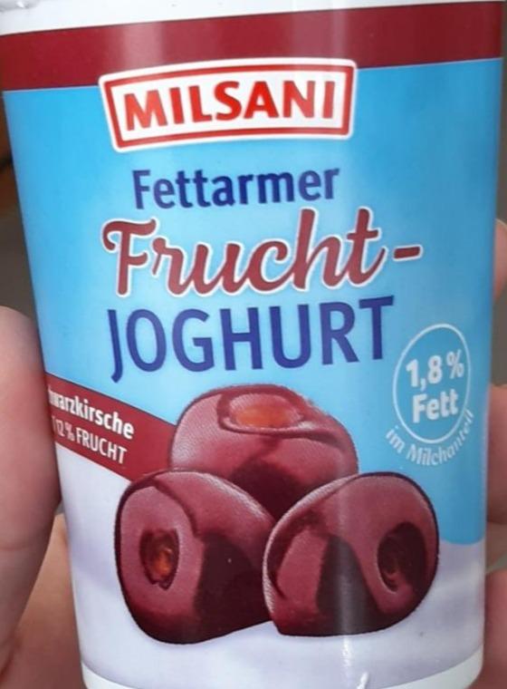 Fotografie - Fettarmer Frucht Joghurt Schwarzkirsche Milsani