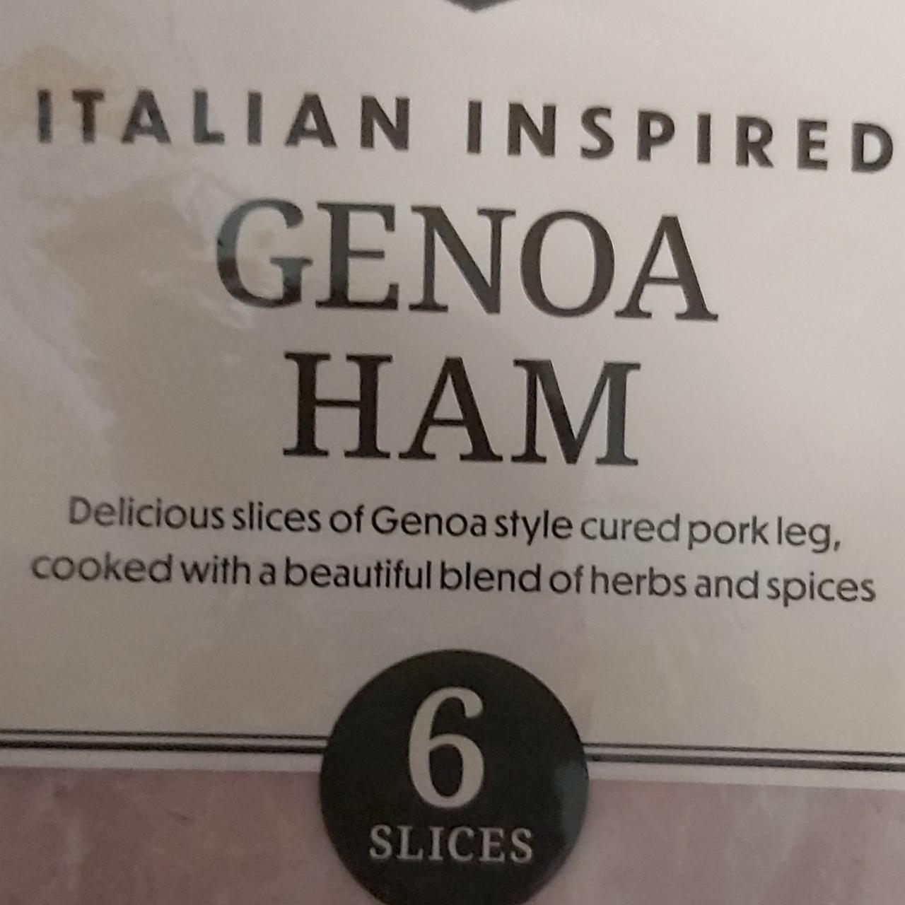 Fotografie - Italian Inspired Genoa Ham The Deli