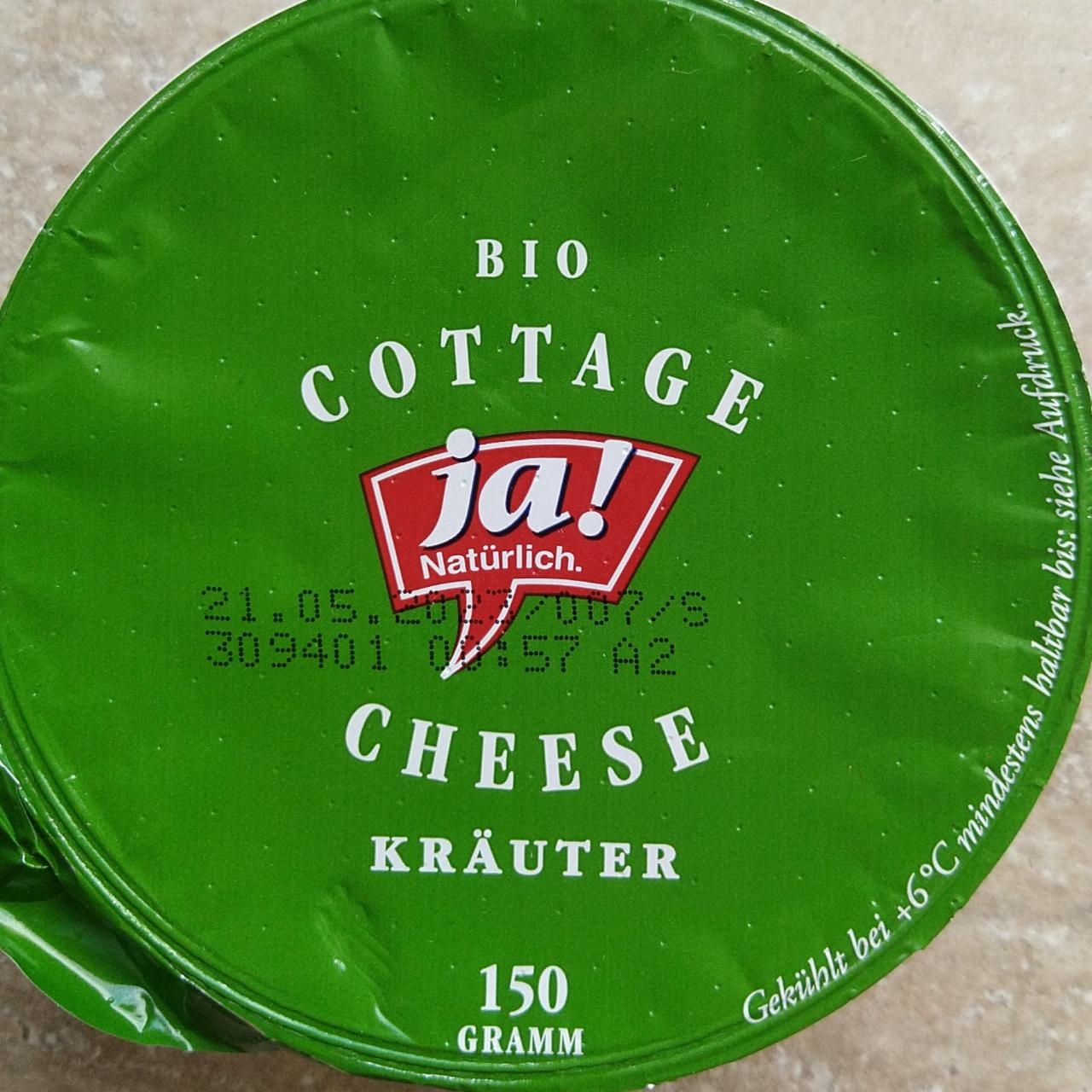 Fotografie - Bio-Cottage-Cheese 10% F.i.T., mit Bio-Kräutern
