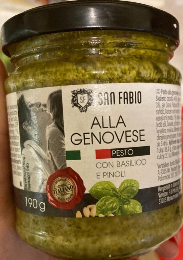 Fotografie - Pesto con basilico e pinoli San Fabio