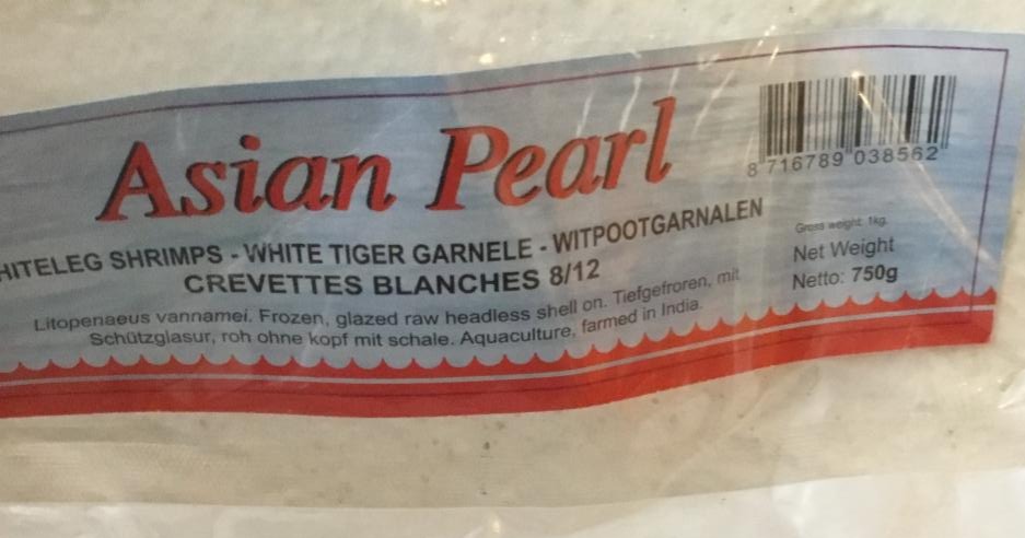 Fotografie - White Tiger Garnele Asian Pearl