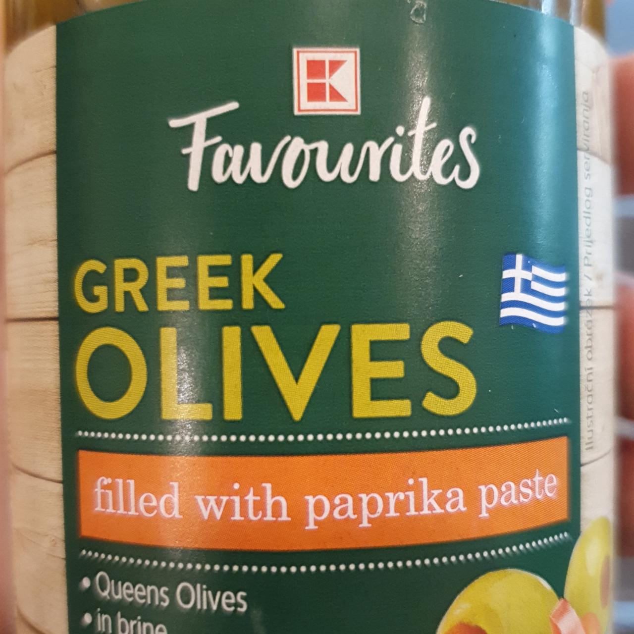 Fotografie - Greek Olives s paprikovou pastou K-Favourites