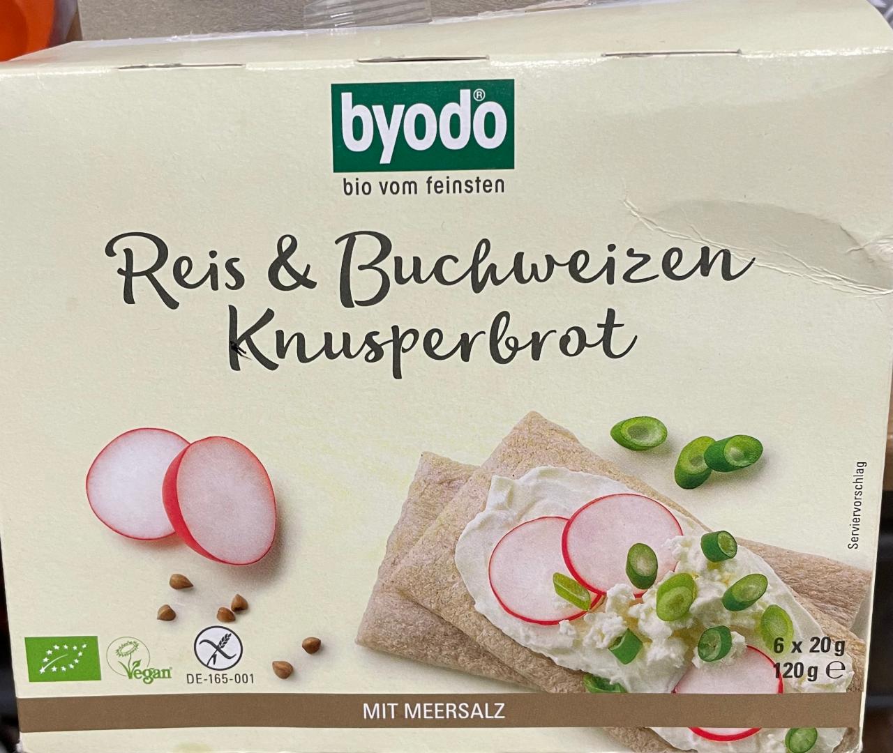 Fotografie - Bio Reis & Buchweizen Knusperbrot Byodo