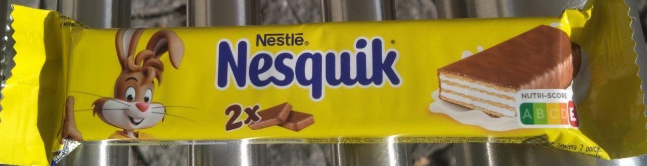 Fotografie - Nesquik Milk cream oplatka 2x Nestlé