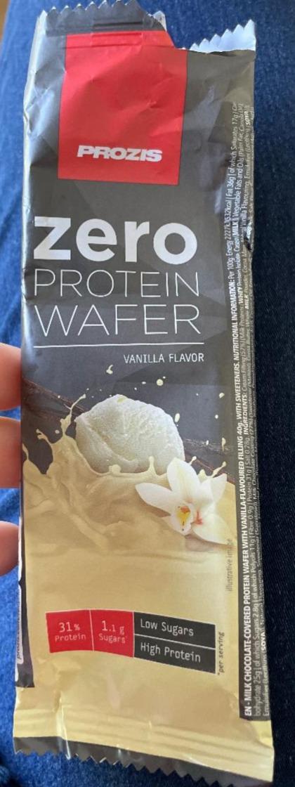 Fotografie - Zero Protein Wafer Vanilla Prozis