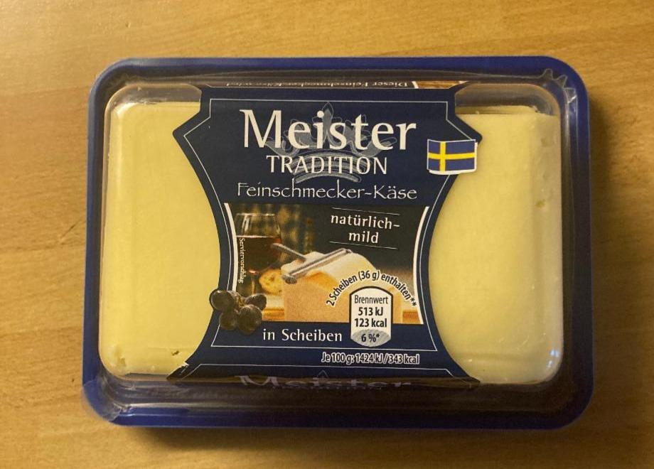 Fotografie - Feinschmecker-Käse in Scheiben Meister Tradition