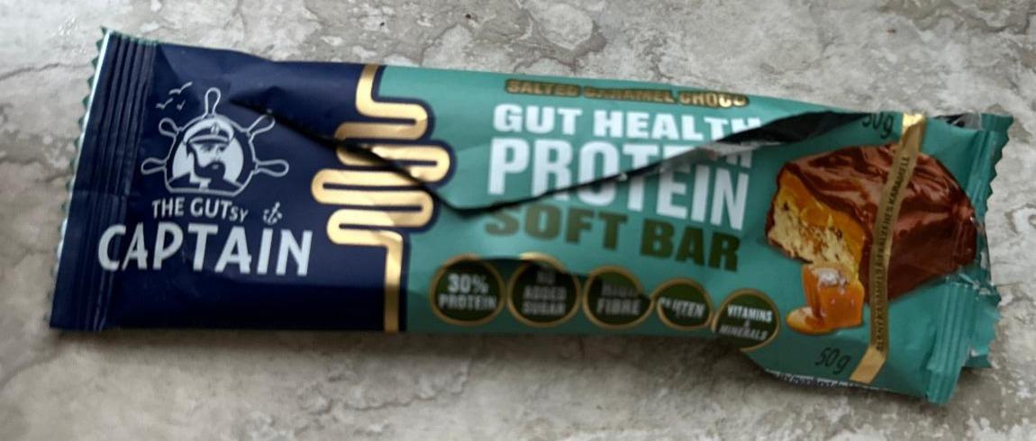 Fotografie - Salted caramel Gut Health Protein soft bar The GUTsy Captain