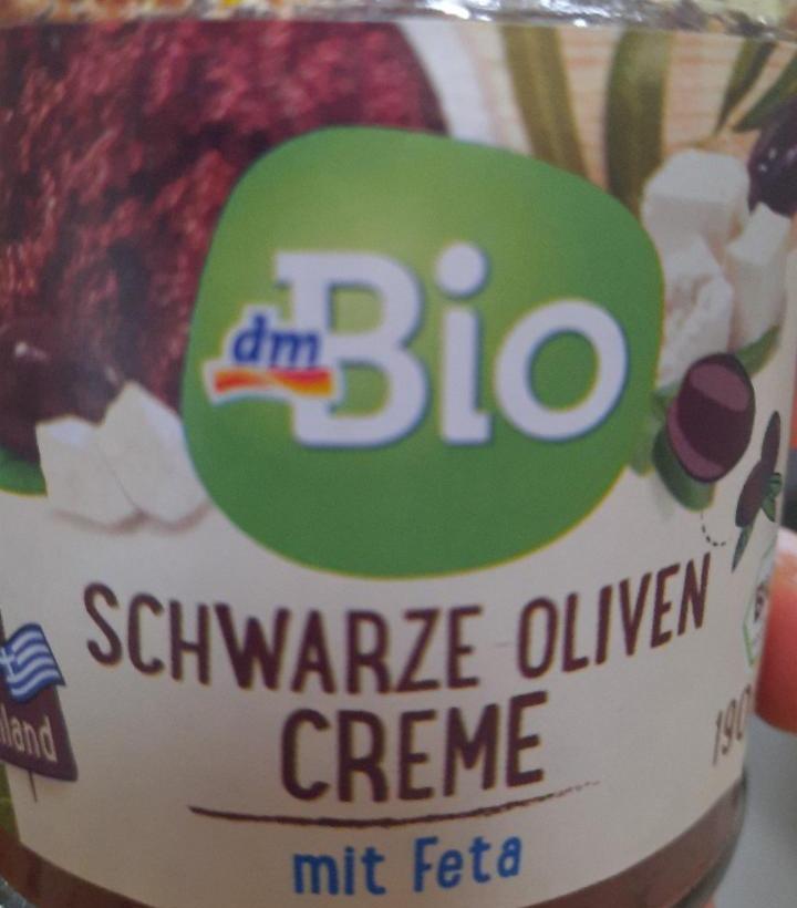 Fotografie - Schwarze oliven creme mit feta (bio tapenáda černé olivy s fetou) dmBio