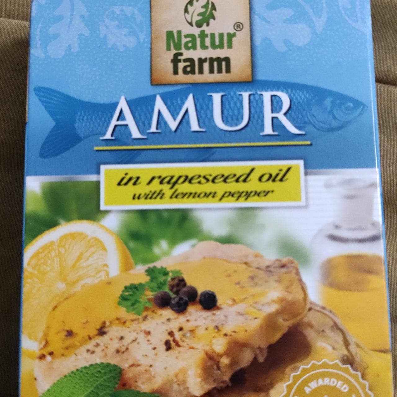 Fotografie - Amur in rapeseed oil with lemon pepper Natur farm