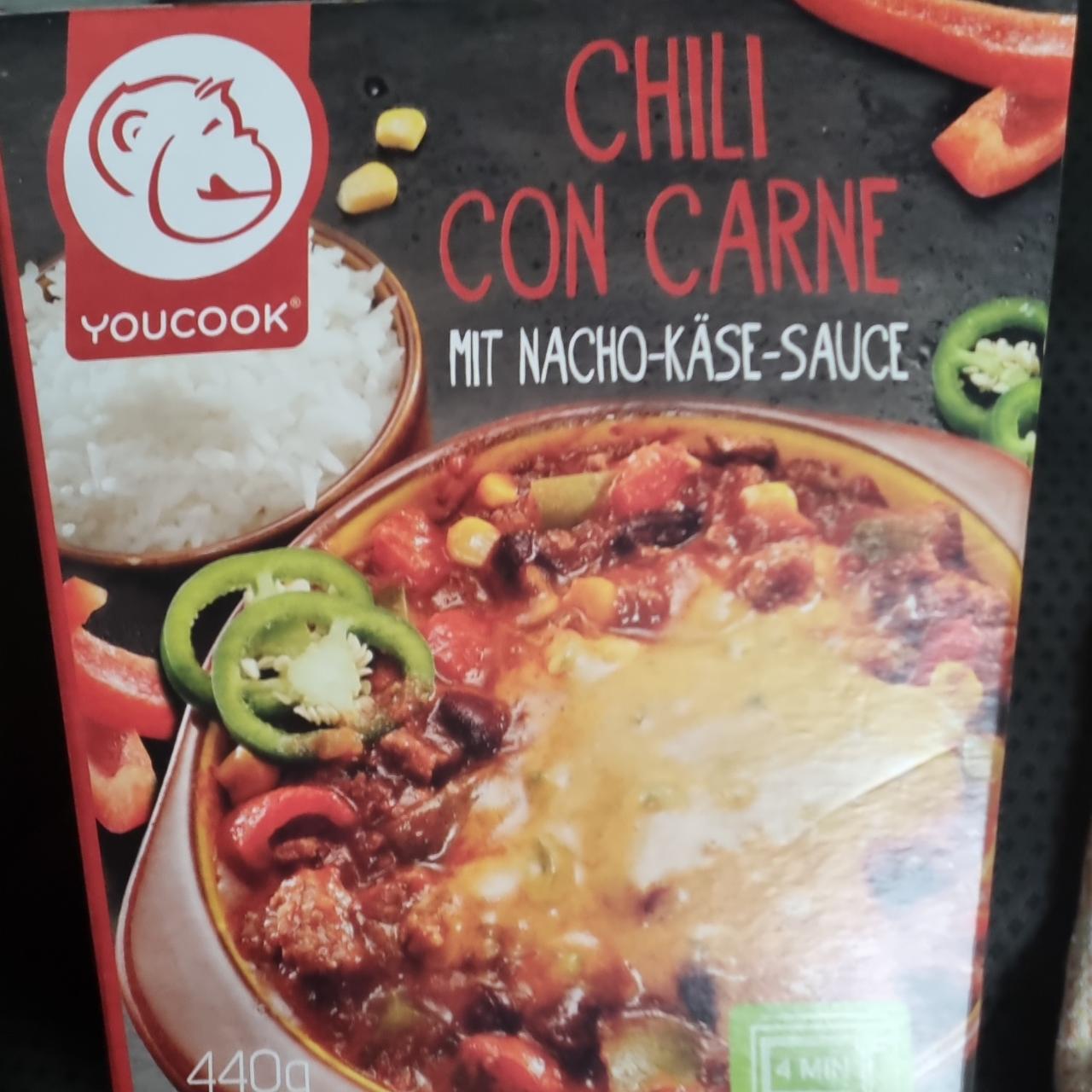Fotografie - Chili con Carne mit Nacho-Käse-Sauce Youcook