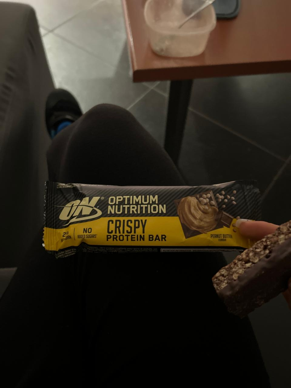 Fotografie - Crisp protein bar peanut butter optimum nutrition