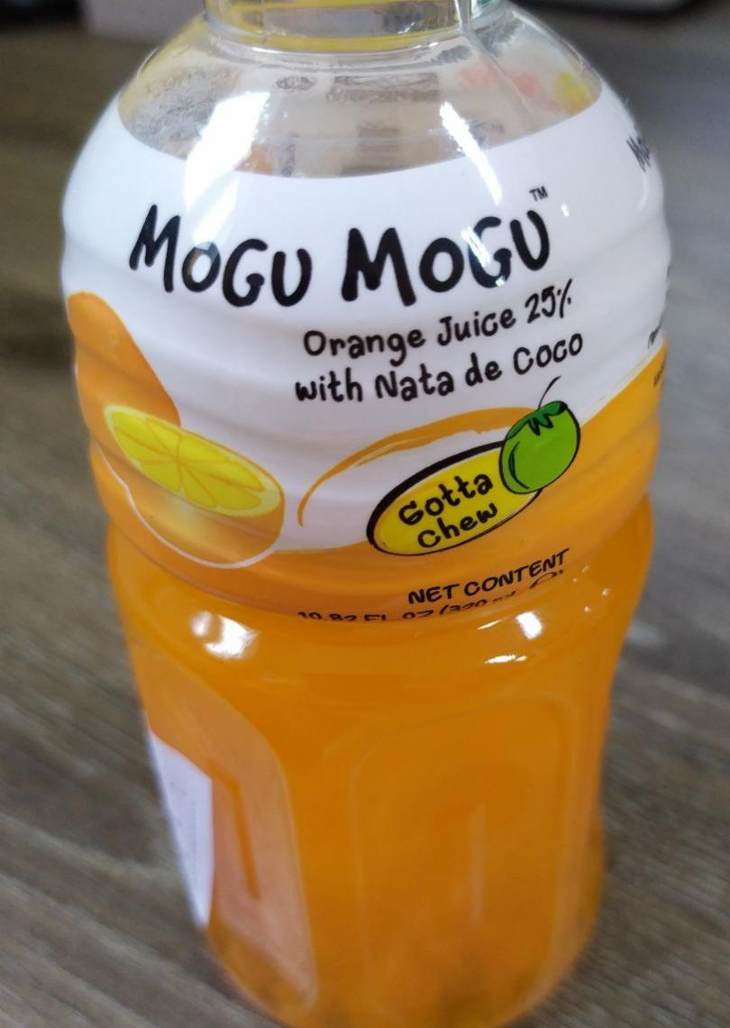 Fotografie - Orange Juice 25% with Nata de Coco Mogu Mogu