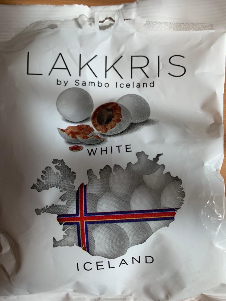Fotografie - Sambo White Chocolate Liquorice Icelandic Balls Lakkris