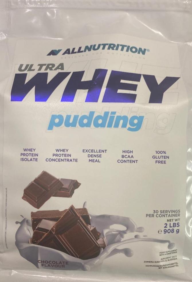 Fotografie - Ultra Whey pudding White chocolate Allnutrition