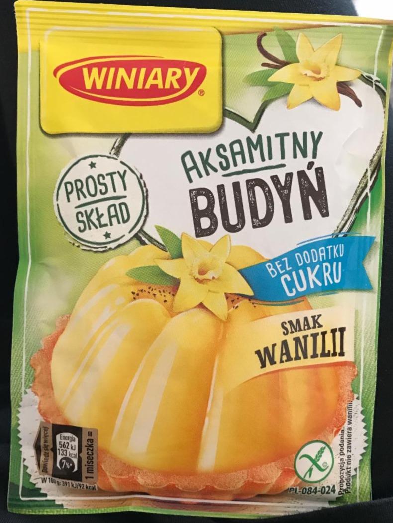 Fotografie - Budyń bez dodatku cukru smak wanilii Winiary