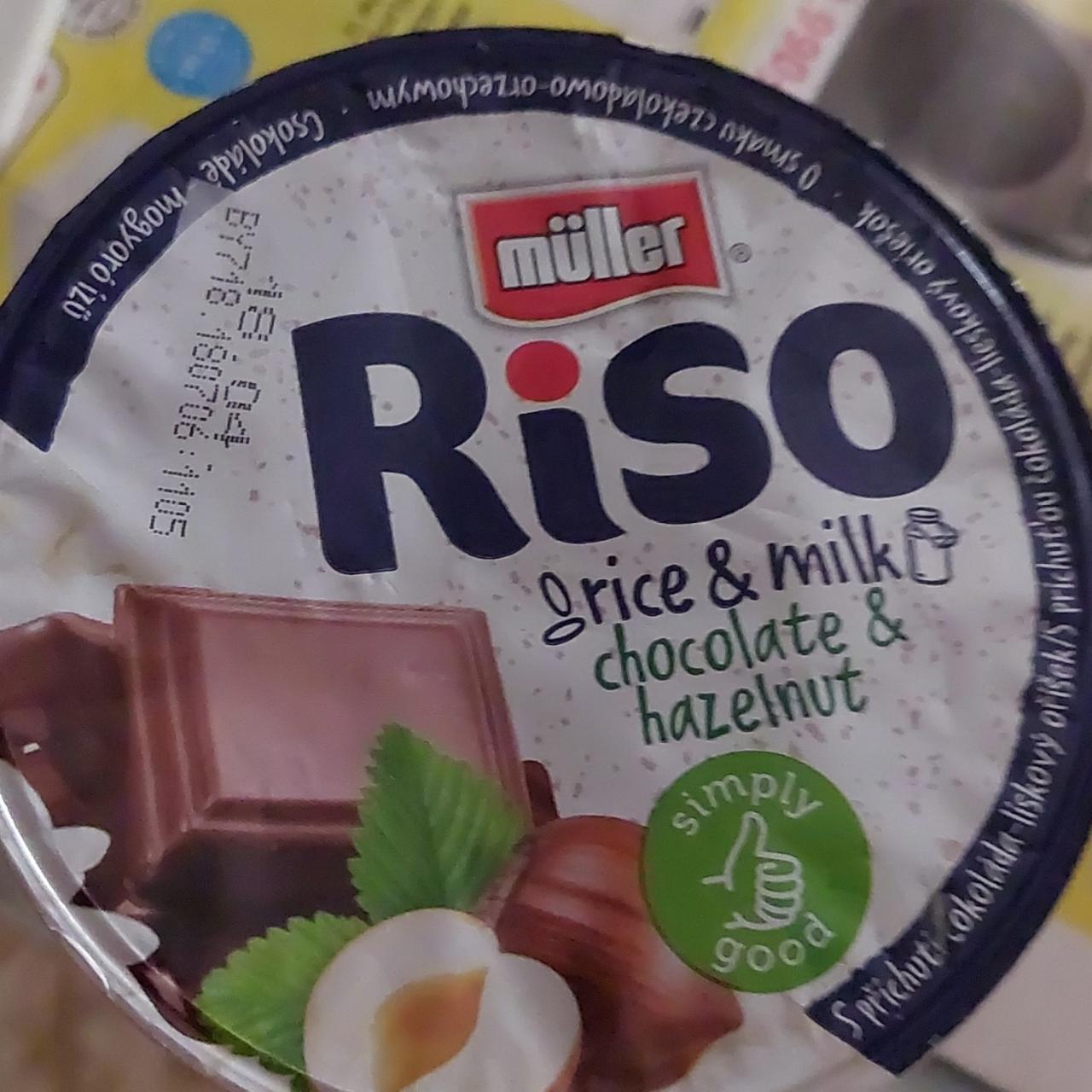 Fotografie - Riso rice & milk chocolate & hazelnut Müller
