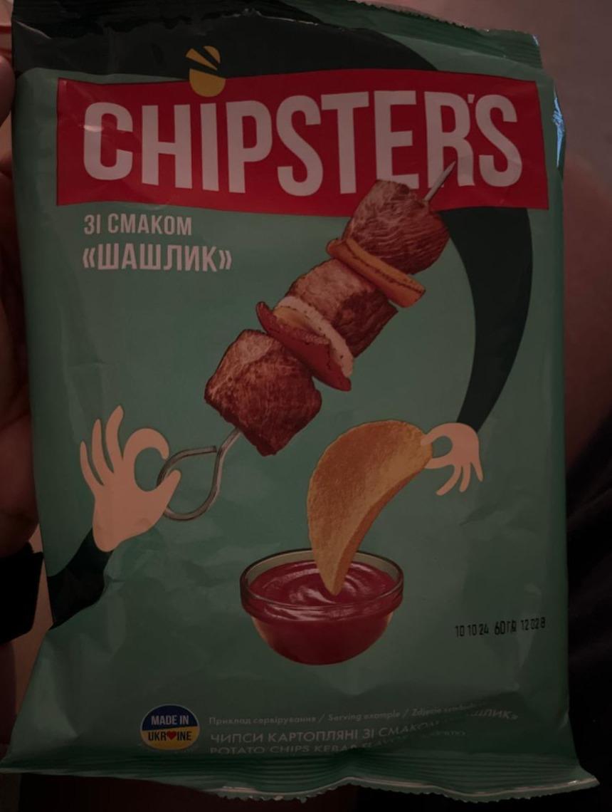 Fotografie - Bramborové chipsy s příchutí Šašlik Chipster's