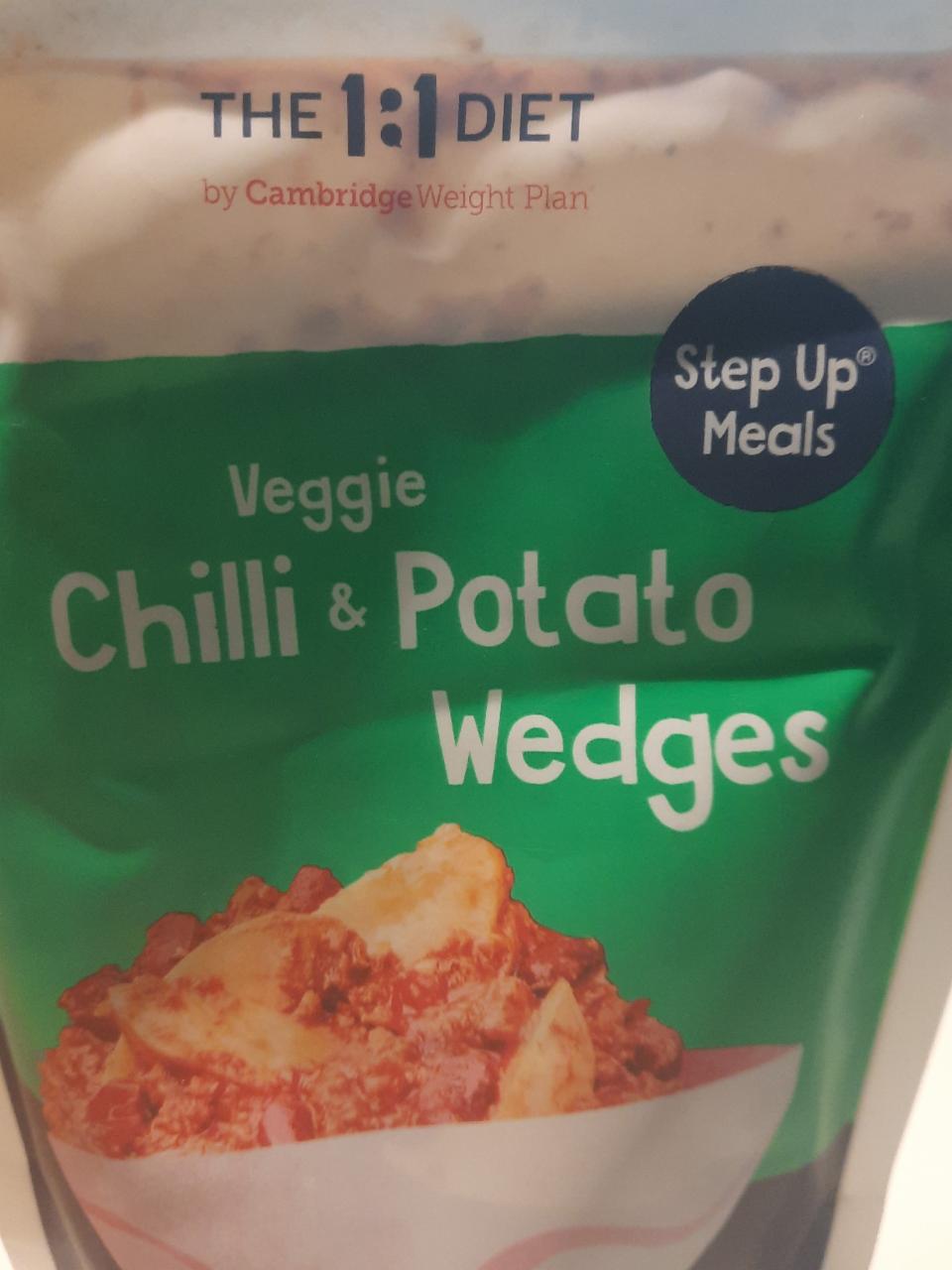 Fotografie - The 1:1 Diet Veggie Chilli & Potato Wedges Cambridge Weight Plan