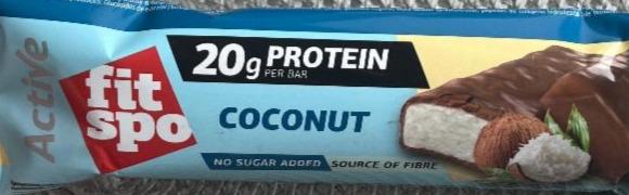 Fotografie - Active coconut protein bar Fit Spo