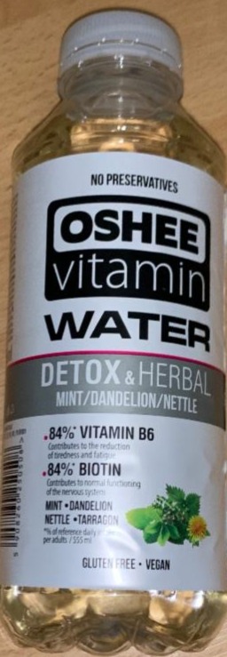 Fotografie - Vitamin Water Detox & Herbal Oshee