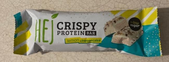 Fotografie - Crispy protein bar Lemon cheesecake Hej