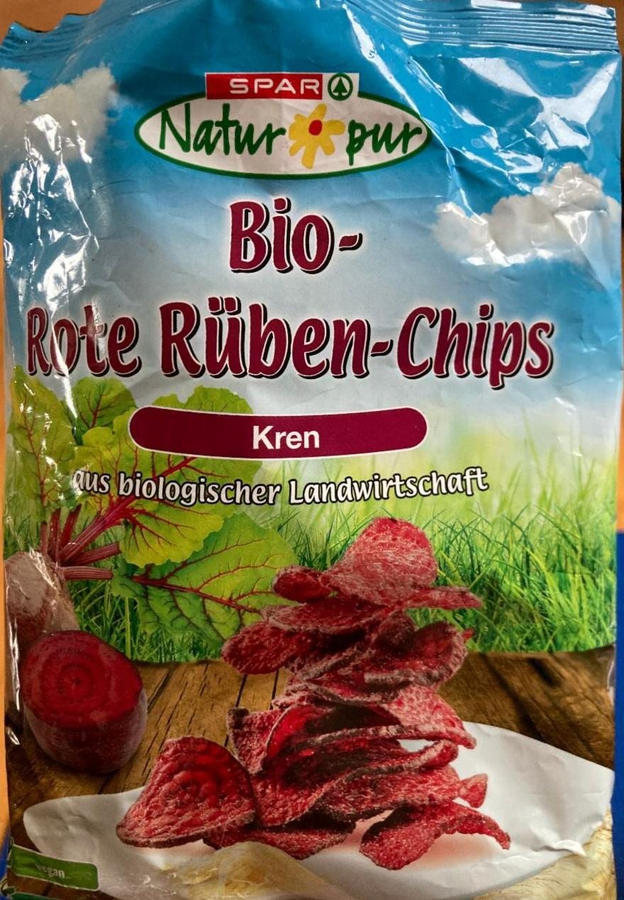 Fotografie - Bio Rote Rüben Chips Kren Spar Natur pur