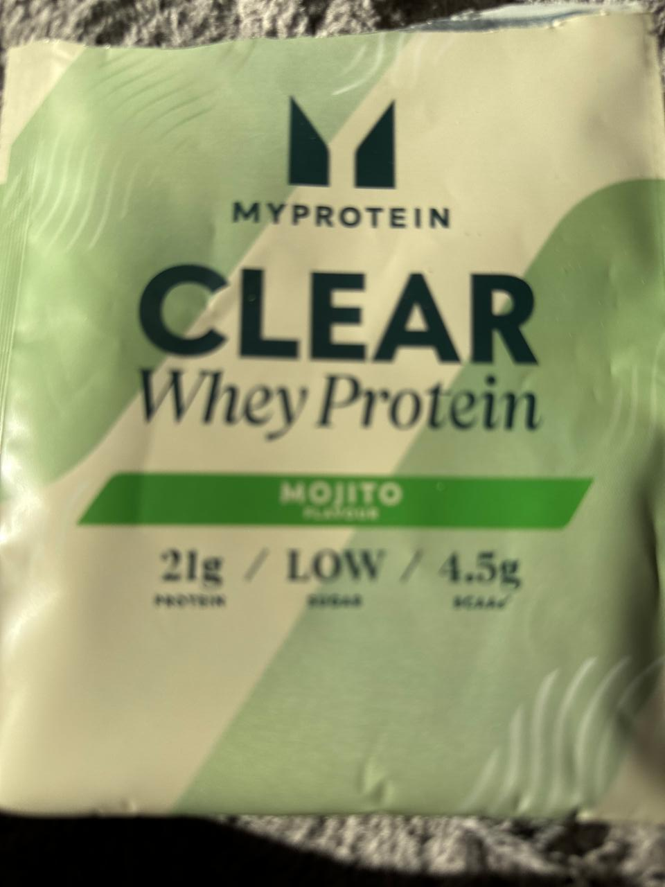 Fotografie - Clear whey isolate Mojito Myprotein