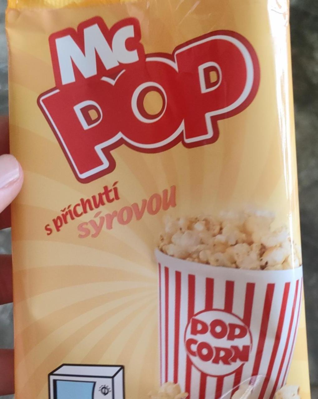 Fotografie - Popcorn s příchutí sýrovou Mc POP