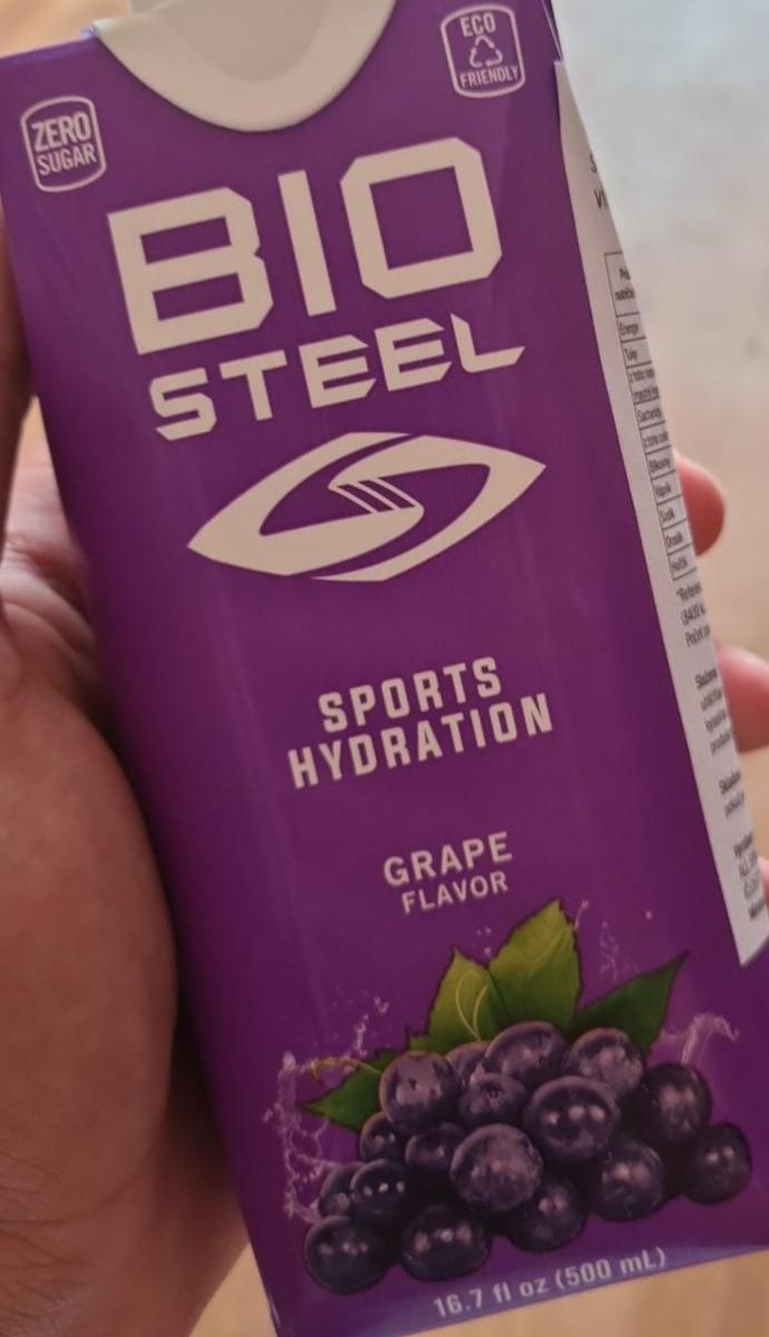 Fotografie - Sports hydration Grape flavor Bio Steel
