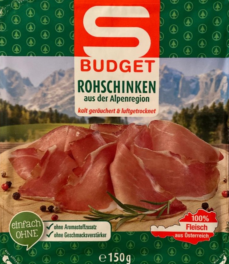 Fotografie - Rohschinken S Budget