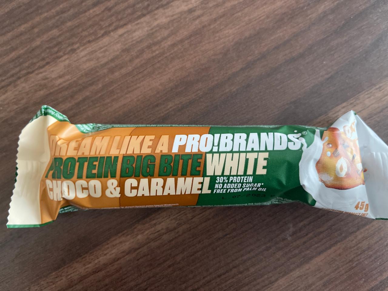Fotografie - Protein Bar White Choco & Caramel Pro!brands