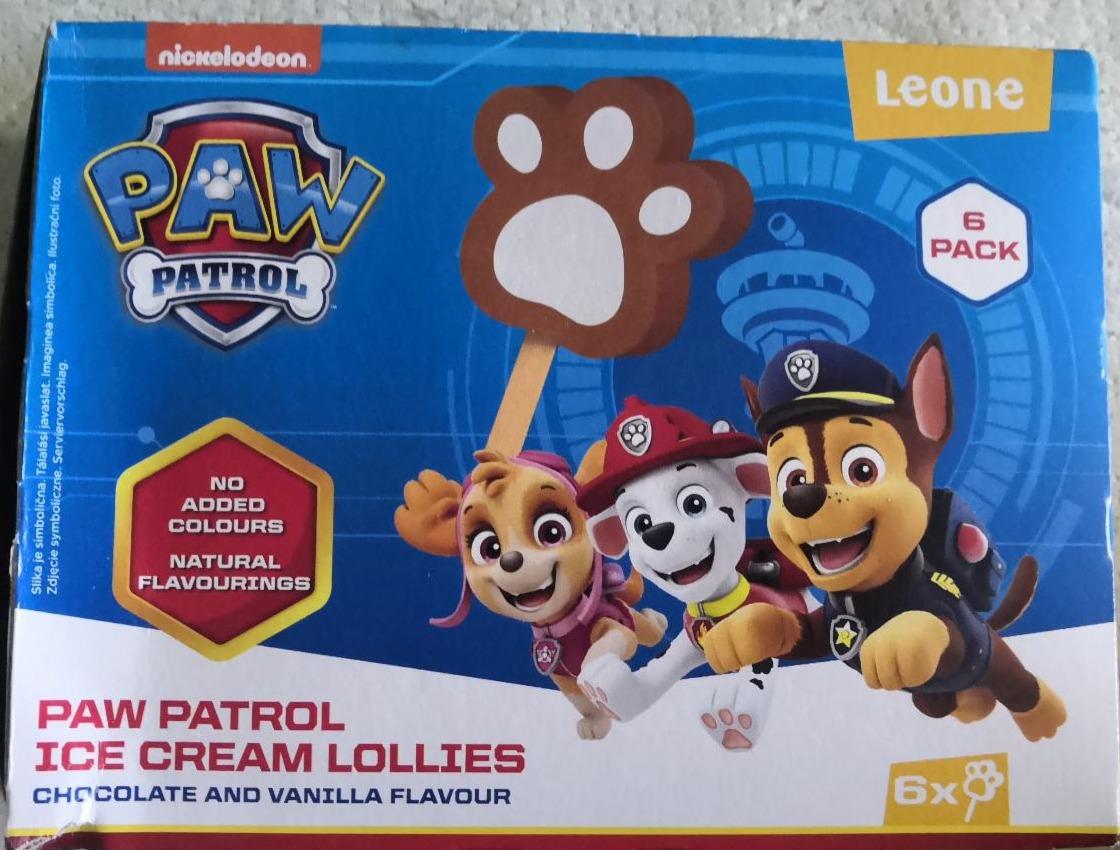 Fotografie - PAW PATROL Ice cream lollies Leone