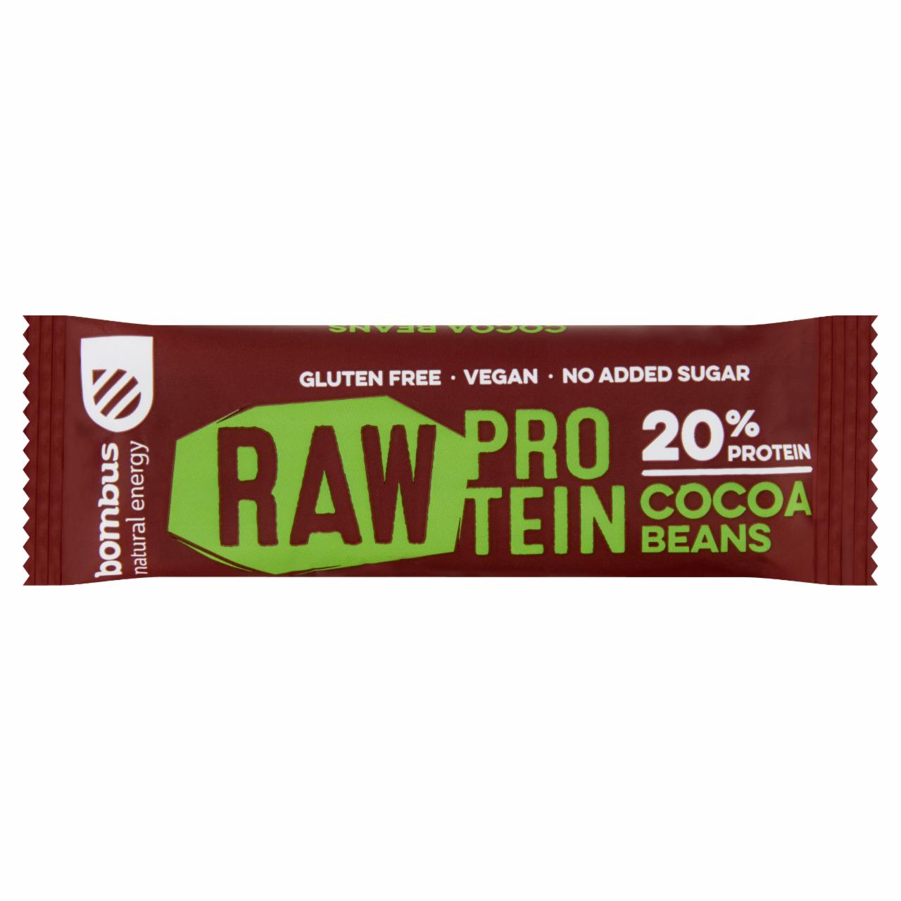 Fotografie - Bombus RAW protein cocoa beans