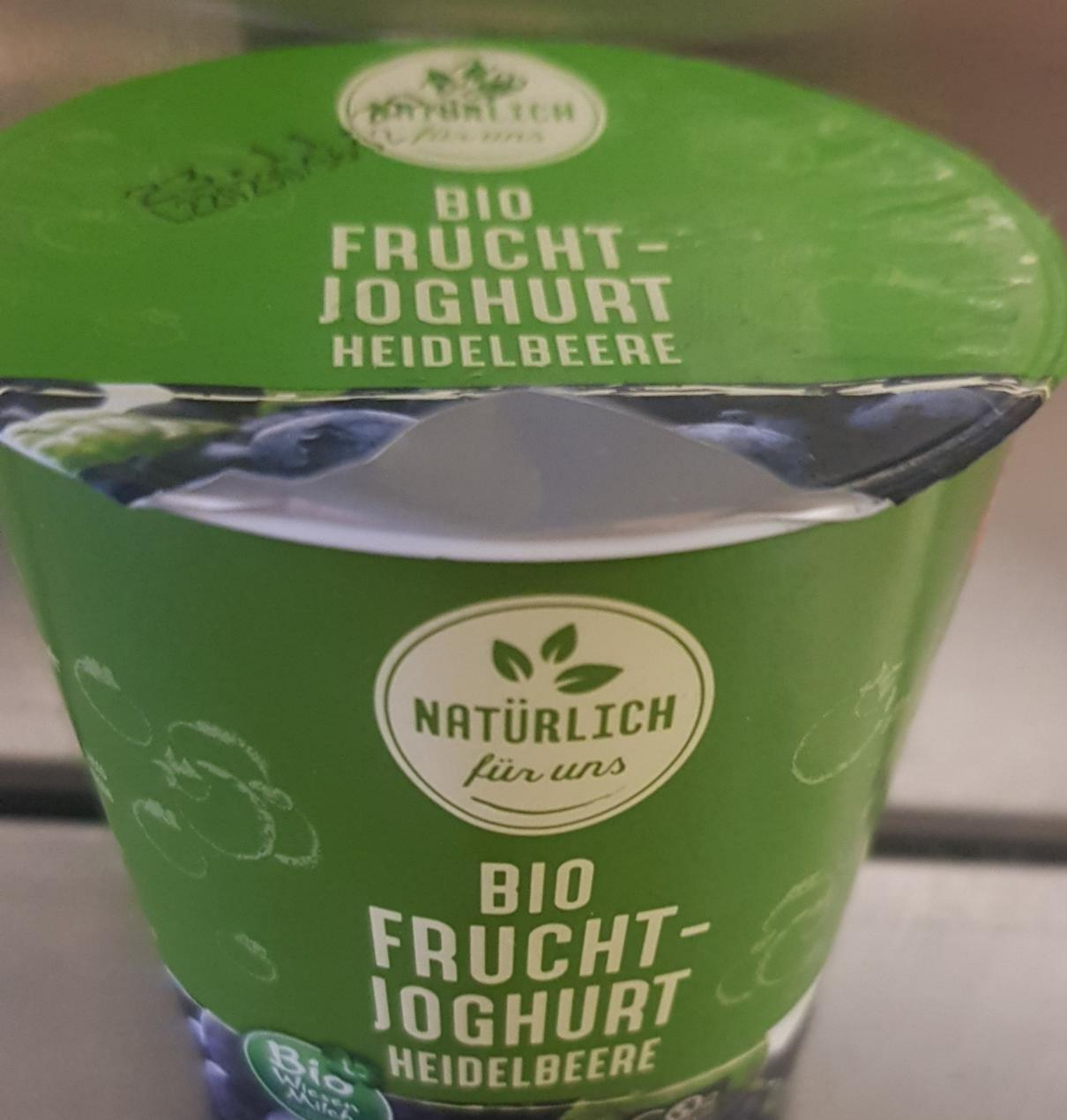 Fotografie - Bio Frucht-Joghurt Heidelbeere Natürlich für uns