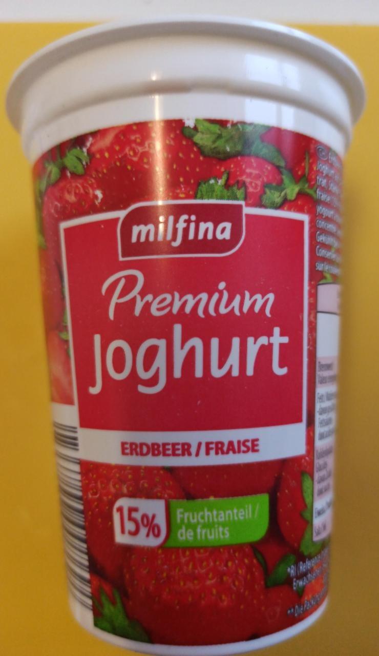 Fotografie - Premium Joghurt Erdbeer Milfina