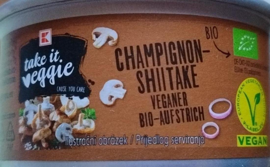 Fotografie - Champignon-Shiitake veganer Bio-Aufstrich K-take it veggie