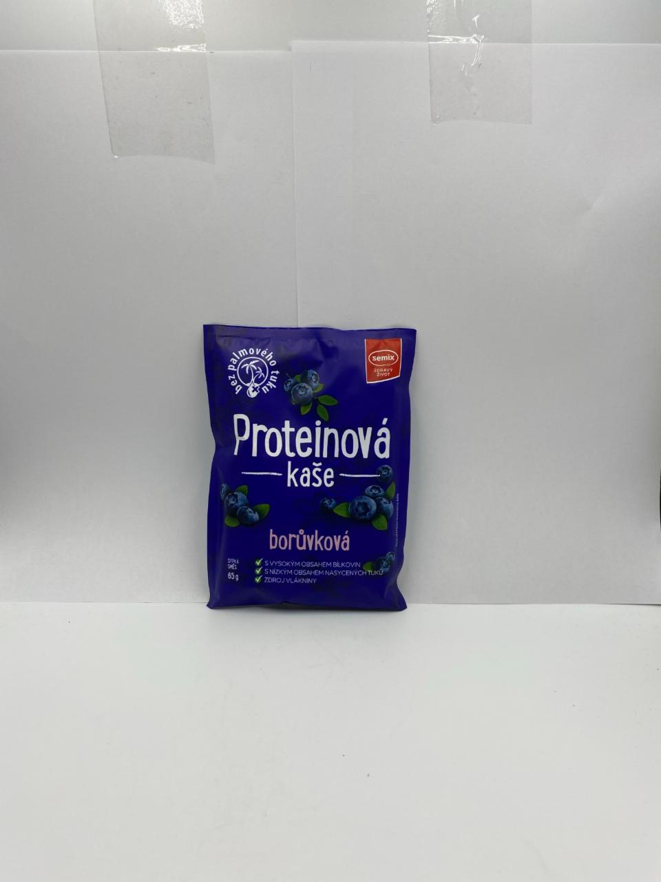 Fotografie - protein instant oatmeal, bluerberry Superfoods