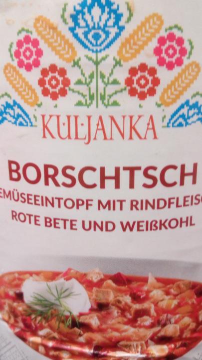 Fotografie - Borschtsch mit Rindfleisch Kuljanka