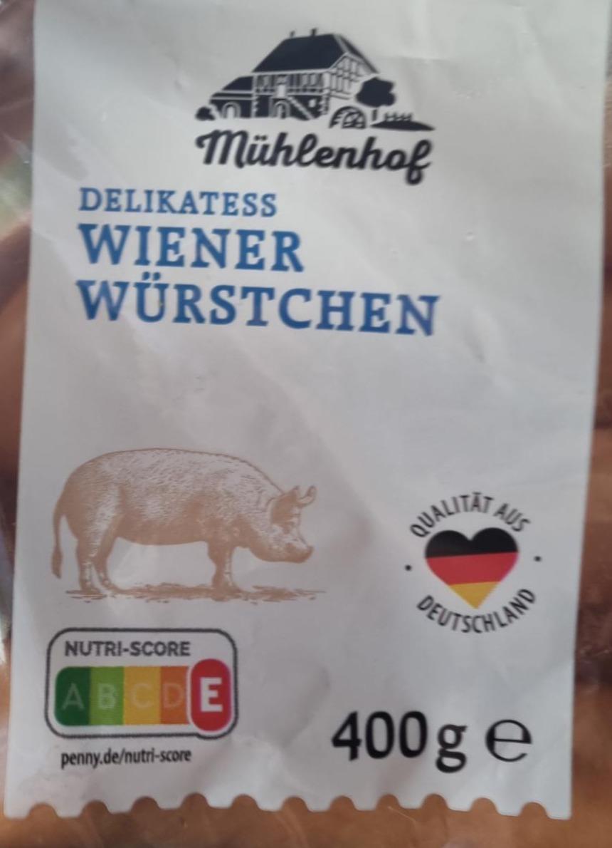 Fotografie - Delikatess wiener würstchen Mühlenhof