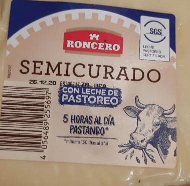 Fotografie - Semicurado con leche de pastoreo Roncero